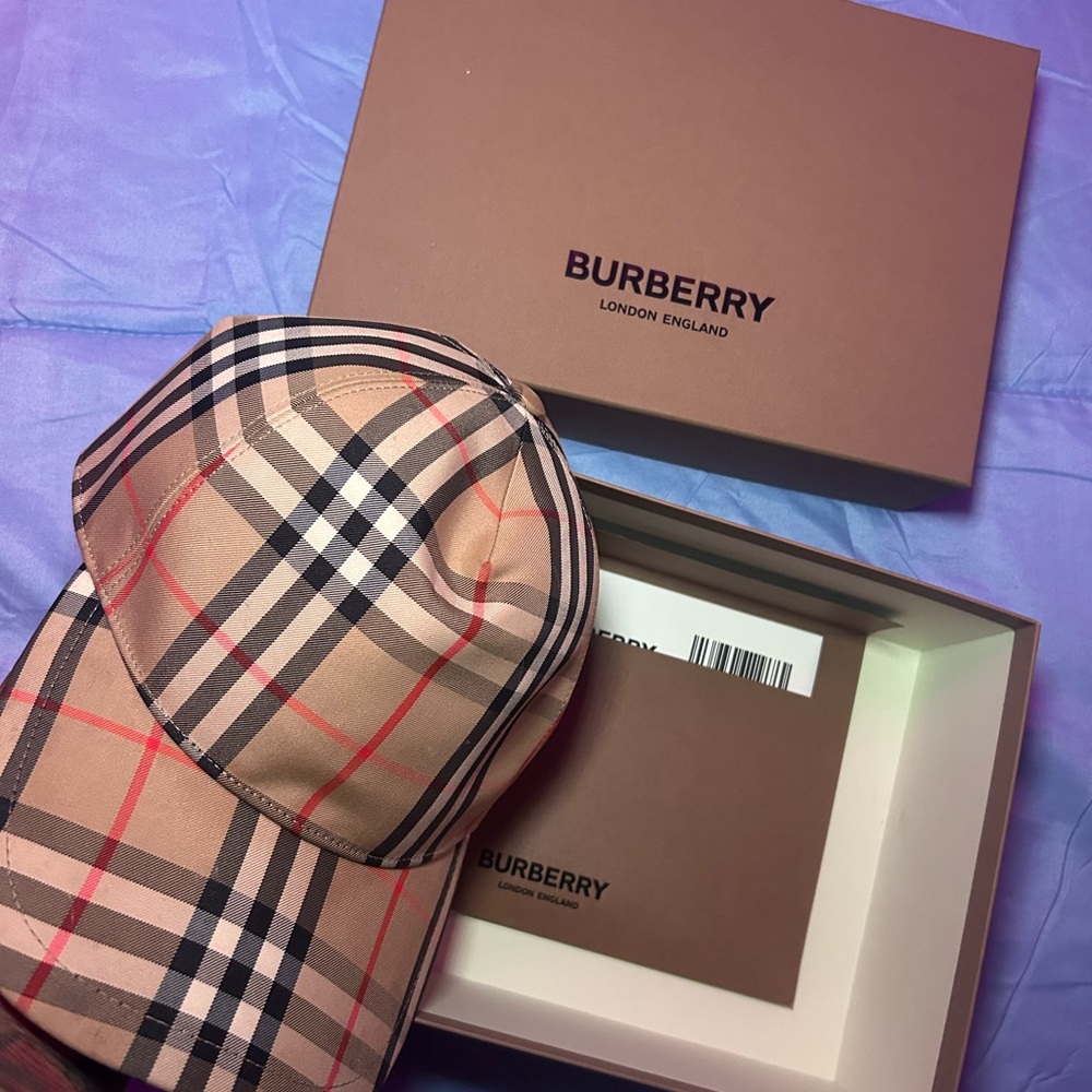 Burberry Checkered Cap
